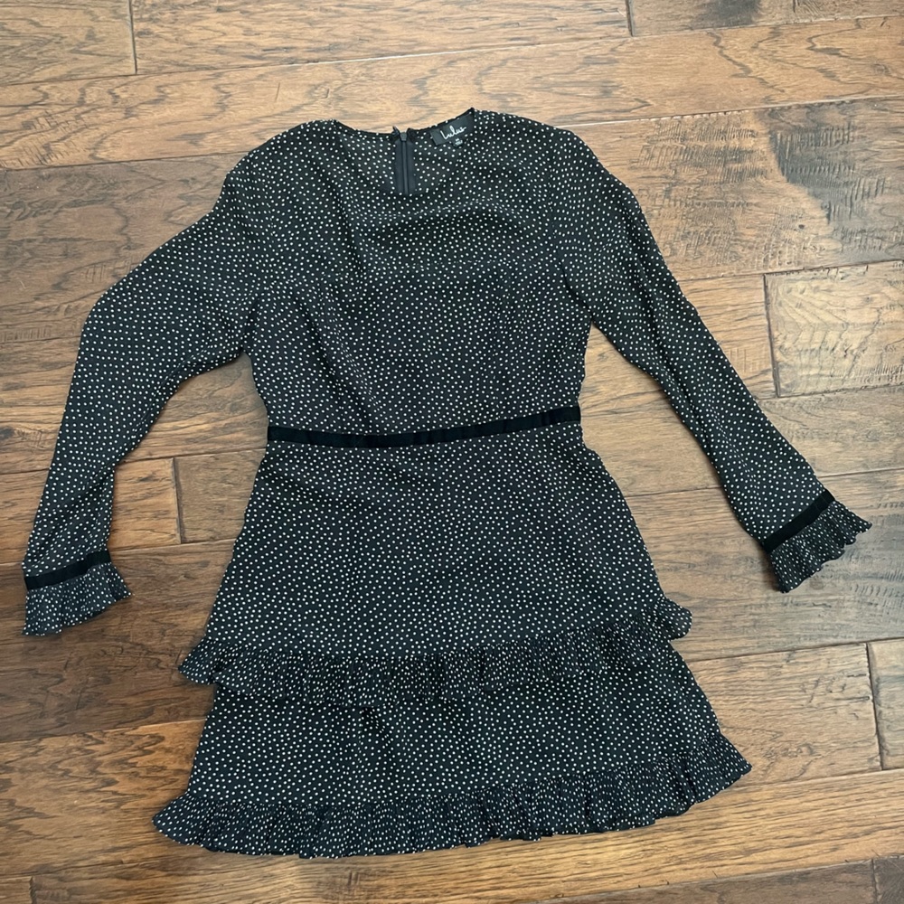 Lulus BLACK&WHITE Mini Dress